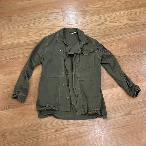 Free People Embellished Military Jacket - Picture 4 of 6